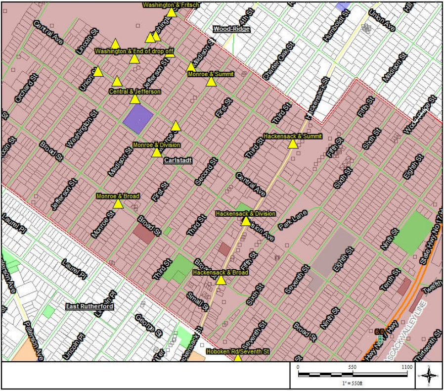 Crossing guard locations